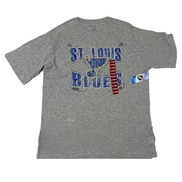 Champion Men’s St. Louis Blues T Shirt Size XL - Picture 1 of 4
